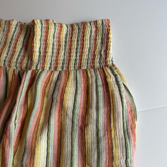 BILLABONG New Waves 2 Cotton Pants Size Large Stripped Tan - Picture 3 of 9